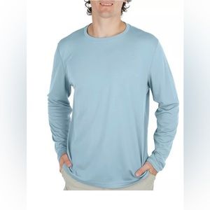 Reel legends men’s light blue, keep it cool long sleeve shirt.